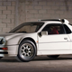 A photo of a white Ford RS2000 car from the 1980s.